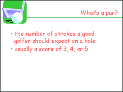 Sample slide with a parallel list