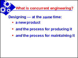 Sample slide with a parallel list